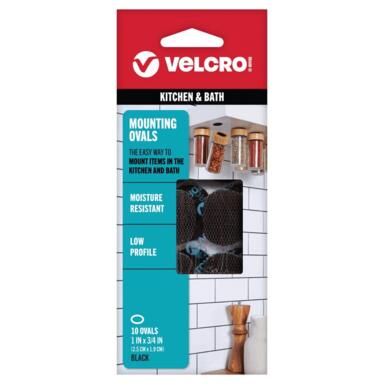 Velcro Spots 1"x3/4 Blk
