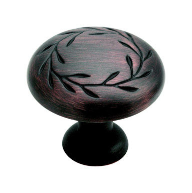 Amerock Natures Splendor Round Cabinet Knob 1-5/16 in. D 1-1/16 in. Oil Rubbed Bronze 1 pk