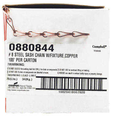 .165 BLACK SPLINE 25FT