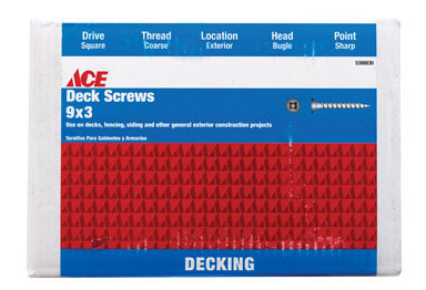 DECK SCREW SQ9X3GALV25#