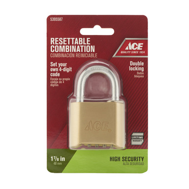 PADLOCK RESET 2"ZINC ACE