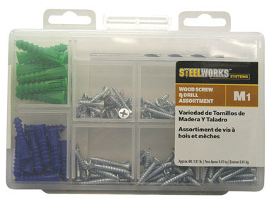 WOOD SCREW & DRILL KIT