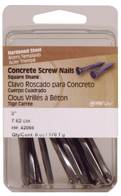Concrete Screw Nail 3"