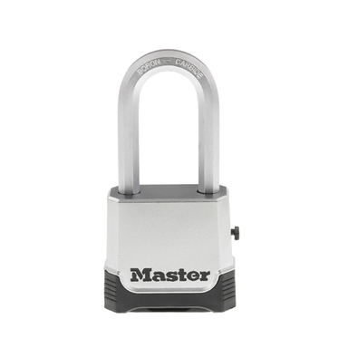 Master Lock Magnum 4-25/64 in. H X 1-13/16 in. W X 2 in. L Steel Dual Ball Bearing Locking Padlock 1