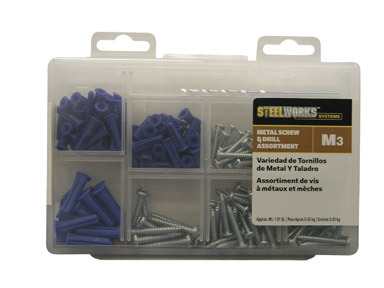 METAL SCREW & DRILL KIT