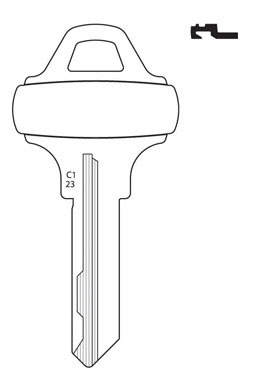 KEY SCHLAGE EVEREST C123