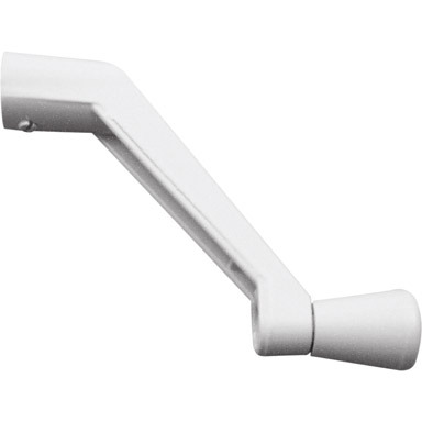 WHITE HANDLE LONG CRANK