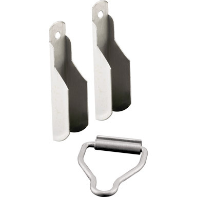 Hangers & Latch 3/8" Wht