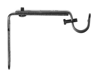 Wall Bracket Adjustable Blk