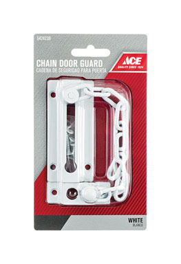 DOORGRD CHAIN 3-3/8" WHT