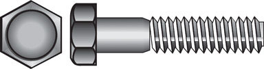 Tornillo Maquina 3/8 X 2-1/2