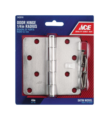 HINGE RES 1/4 RAD 4" SN