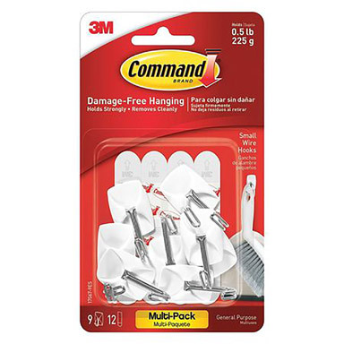 Cord Clips Flat Clr 4pk