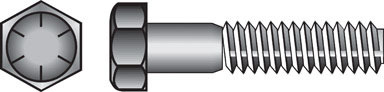 25PK 5/8-11x2 Gr 8 Hex Screw