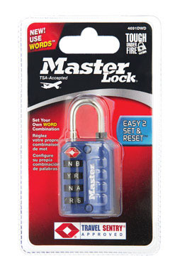 LUGGAGE LOCK TSA WORD