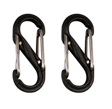 S-BINER #0 PLASTIC BLK