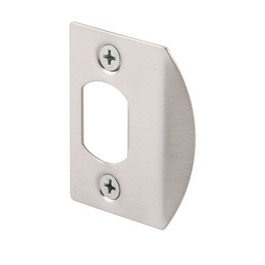 SATIN NICKEL STRIKE LATCH PLATE