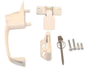 SCREEN DOOR HANDLE WHT