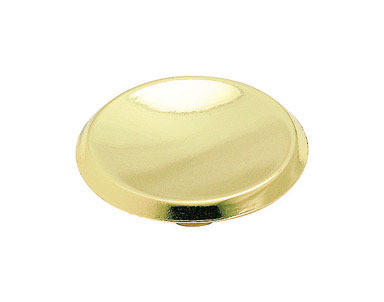 KNOB MODERN1-1/2BR BRASS