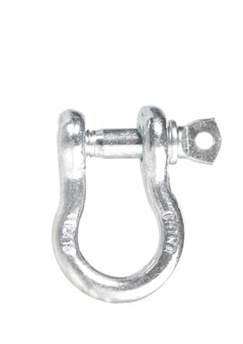 SHACKLE SCR PIN3/16"GALV