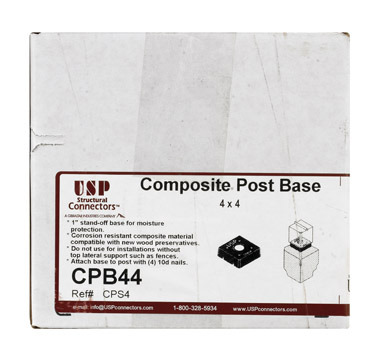 COMPOSITE POST BASE 4X4