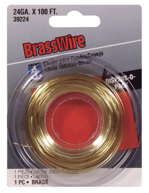 WIRE BRASS 24GA 100'