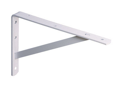 22" WHITE HD SHELF BRACKET