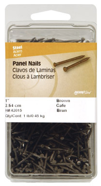 PANEL NAIL 1"BROWN 1LB