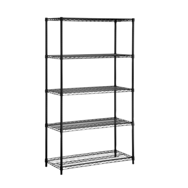 SHELF 5 TIER BLACK 350#