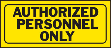 SIGN AUTHORIZED ONLY