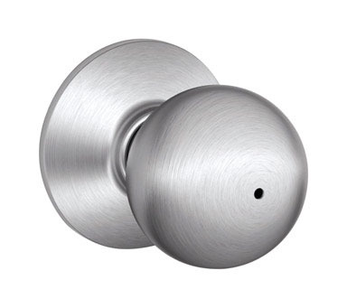 Schlage Orbit Priv Knob Stn-chrm