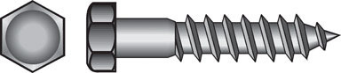 GALV HX LAGS 1/2X5 1/2