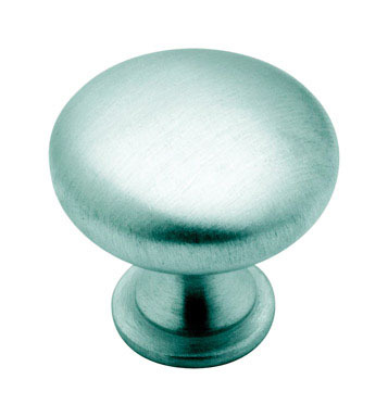 KNOB 1-1/4" BRSHCHRM 2PK