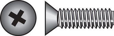 Hillman No. 1/4-20  S X 2-1/2 in. L Phillips Flat Head Zinc-Plated Steel Machine Screws 100 pk