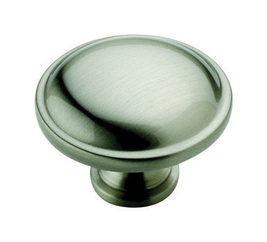 KNOB 1-1/4" SATNKL 2PK