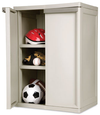 Cabinet 2 Shelf Platinum