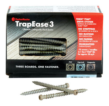 Trapez Scrw 2.5"tan 75pc