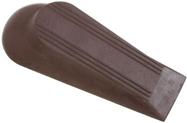 Door Stop Wedge Brn 5"