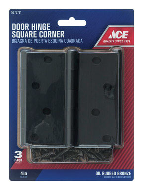 HINGE RES SQ 4" ORB 3PK