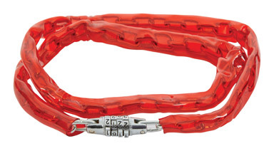 Lock/chain Barrel 4'red