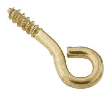 13/16" SCREW EYE SOLID BRASS 7PK