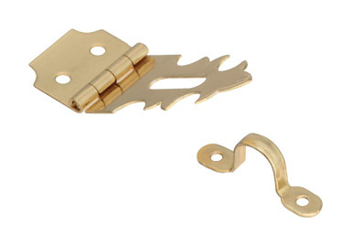 5/8 X 1 7/8 BRASS DECOR HASP 1PK