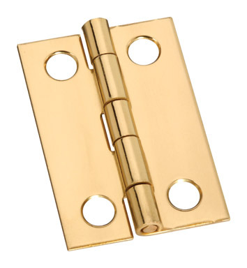 1 1/2 X 1 SOLID BRASS HINGE 2PK