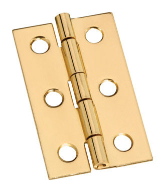 2 X 1 3/16 SOLID BRASS HINGE 2PK