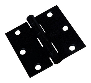 3 X 3 BLACK DOOR HINGE EA