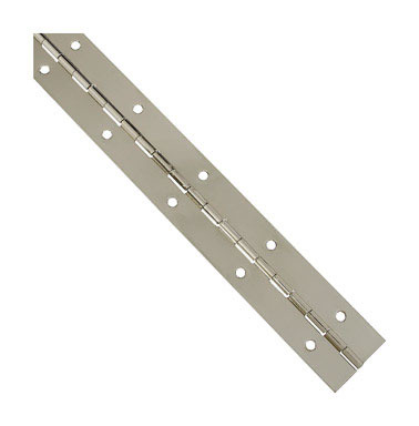 1 1/2 X 12 NICKEL PIANO HINGE