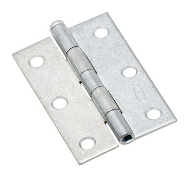 3" SQ HINGE ZINC 2PK