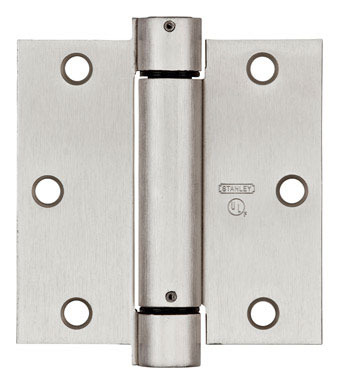 3 1/2" SATIN NICKEL SPRING HNGE