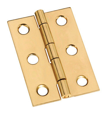 2 X 1 3/8 SOLID BRASS HINGE 2PK