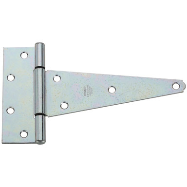 8" HVY DTY TEE HINGE ZINC EA